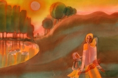 Abends, p. a., 50 x 65